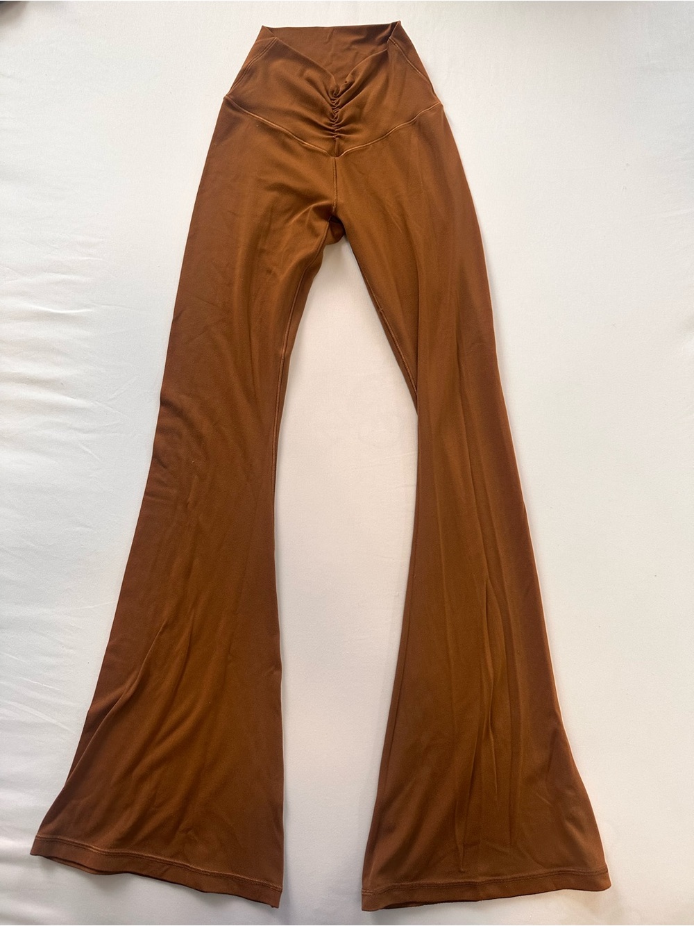 aerie Brown High-Waist Flared Leggings
